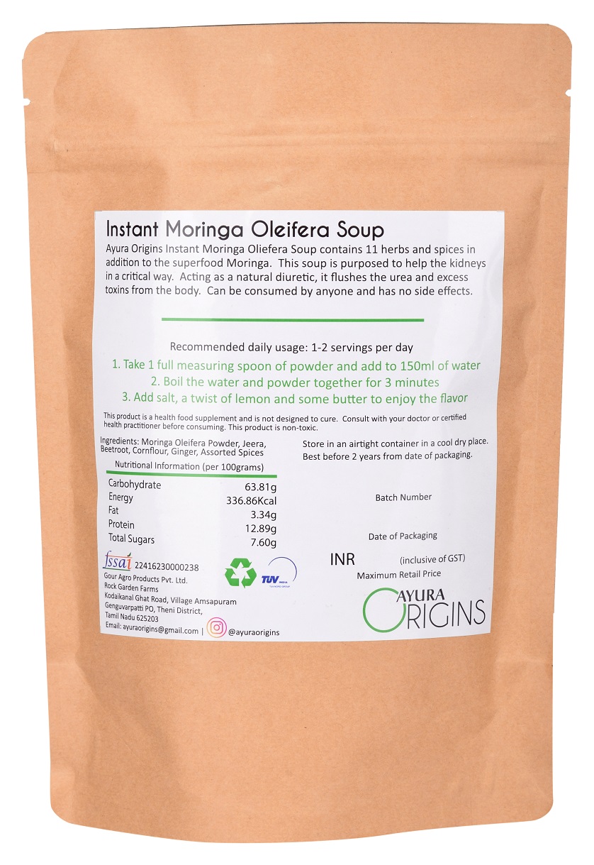 Instant Moringa Oleifera Soup - 40 servings